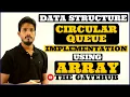 Circular queue in data structure circular queue implementation using array data structures