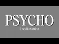 Lagu ANDROMEDA - ‘PSYCHO’ official line distrubtion 