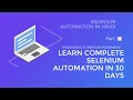 Selenium Automation in Hindi Part - 2 Basic Java concept