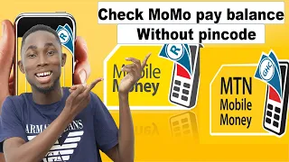 how to check your momo pay balance without pin dear mtn please fix this