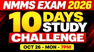 Class 8 NMMS EXAM 2026 | 10 DAYS STUDY CHALLENGE | EXAM WINNER
