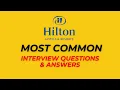 Hilton Hotels Interview Questions and Answers for 2025