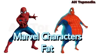Marvel Characters as Fat Version