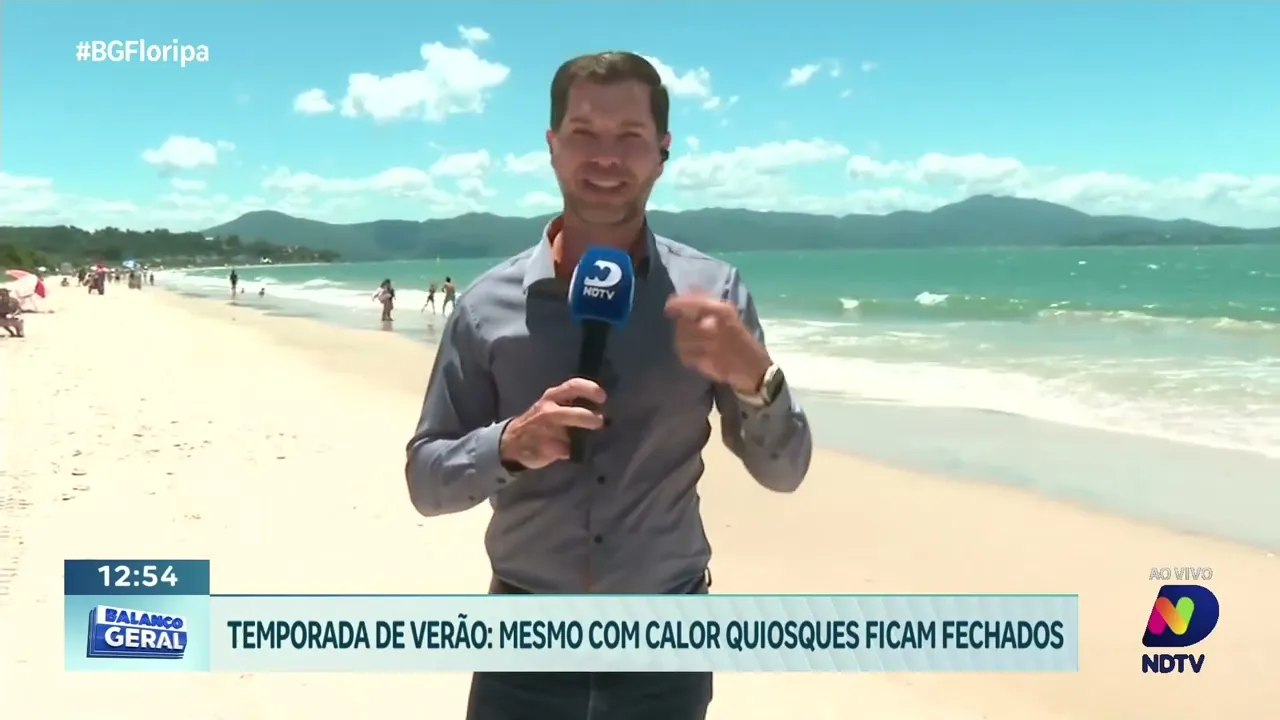 Contrastes de verão: mistério dos quiosques fechados intriga moradores e turistas em Florianópolis