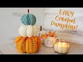 EASY CROCHET Fall Pumpkins Beginner Friendly CROCHET