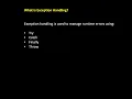 Java Basics Try Catch Finally Explained