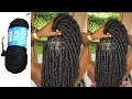 I did something different with Brazilian wool faux locs with Brazilian wool Butterfly locs