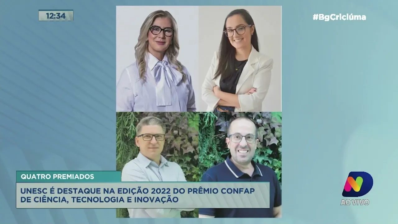 Unesc é destaque na edição 2022 em prêmio da Fapesc