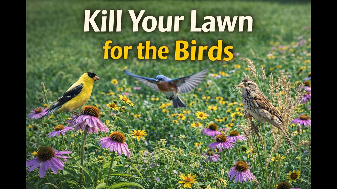 Kill your lawn for the birds
