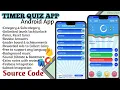 How to Create Quiz App with Sub-Category wise Timer in android studio