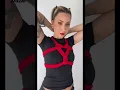 Here s a front and back view of our Heart Shibari Chest Harness Tie