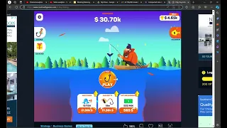 Grinding on CoolMathGames Tiny Fishing