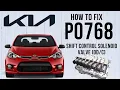 Test Fix P0768 Shift Control Solenoid Valve D Electrical KIA YD 2013-16