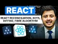 How React works under the Hood React reconciliation fibre diffing key ReactJS Full Course