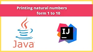 program to print first 10 natural numbers using for loop in java
