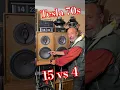 Download Lagu 70s Vintage TESLA BOOKSHELF SPEAKERS 15 Ohm vs 4 Ohm BASS SPEAKER Sound Comparison Test