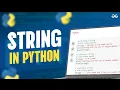 Python Strings in 1 to 2 min