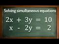 Simultaneous Equations explained step by step - GCSE Maths