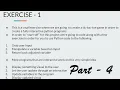 Tic Tac Toe Game using Python Exercise - 1 Part