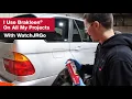 WatchJRGo Shows How To Use CRC Brakleen Brake Cleaner On A Brake Job