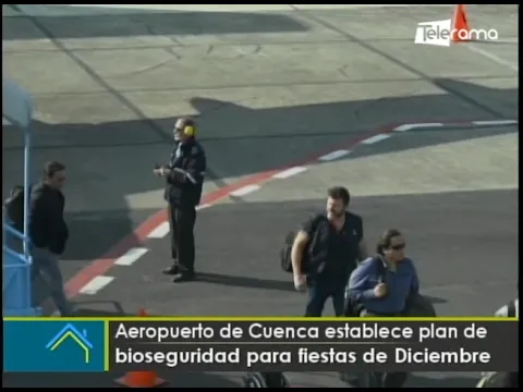 Aeropuerto de Cuenca establece plan de bioseguridad para fiestas de Diciembre