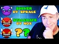 The EASIEST DEMON of EACH DIFFICULTY Geometry Dash