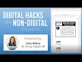 Digital Hacks for Non-Digital Resources Presented by Gina Wilson All Things Algebra
