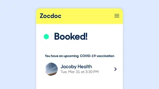 Zocdoc Vaccine Scheduler