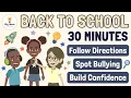 First Day of School for Kids A Complete SEL Back-to-School Compilation