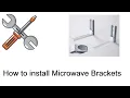 How to install Microwave Brackets Wall Mount