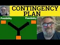 Contingency Plan Meaning - Contingency Plan Examples