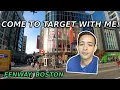 Living in Boston Walk to Fenway Boston with me Target Vlog and Thanksgiving Meal Prep