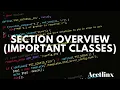 Section Overview Important Classes - AP Computer Science A MasterClass