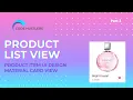 Product List Ui Design Recycler View Material Card View Mobile app design tutorial Part 3