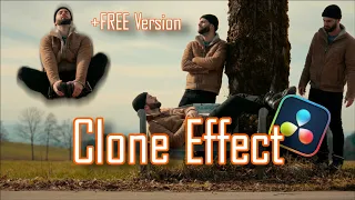 Clone Effect in FREE and Studio Version DaVinci Resolve Tutorial