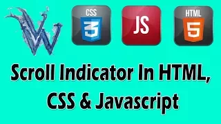 Scroll Indicator Wordpress CSS Scroll Down Animation Scroll Activated Animation HTML CSS JQUERY