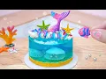 Download Lagu Fresh Miniature Ocean Mermaid Jelly Cake Decorating Idea for Summer 🍉 Miniature Jello Cake Recipe