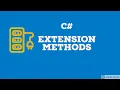 3 C Extension Methods C Advanced Concepts