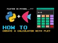 How to Create a Calculator in Flet Python flutter in python