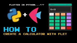 How to Create a Calculator in Flet Python flutter in python