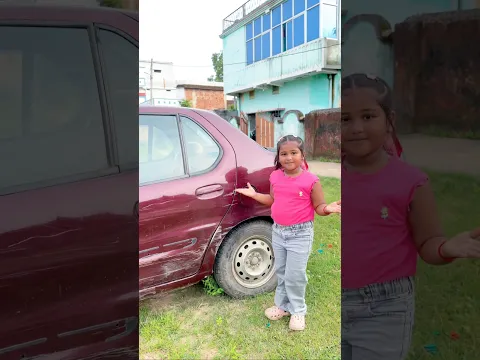 The balloon popped in the car 🚙🎈#shorts #funny #comedy #cute