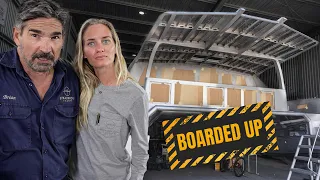 Forced Break in the Boat Build 😳 (Aluminum Catamaran Build Pt. 34)