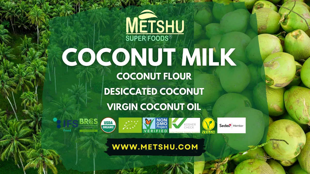 Outline Video Sri Lankan best coconut milk and desiccated coconut products manufacturer and exporter