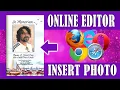 Funeral Programs Edit Online - How To Insert A Photo