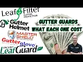 What do the most popular Gutter Guards Cost