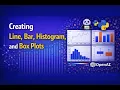 How to Create Line Bar Histogram and Box Plots Using Python and Pandas
