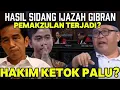 HASIL SIDANG IJAZAH GIBRAN GEMPAR, HAKIM AKHIRNYA KETOK PALU?