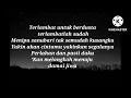 Lirik lagu Sakura - Fariz Rm cover by Dede renaldy