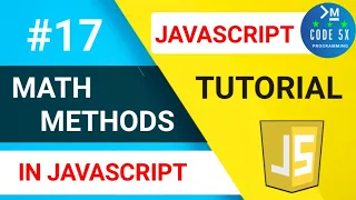 Math Object and Math Methods In JavaScript JavaScript Tutorial For Beginners CODE 5X