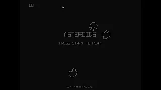 Atari Asteroid Clone Game Using Pygame